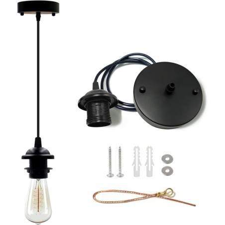 Extensión y base para lámpara