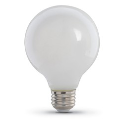 Foco G25 luz neutra vidrio blanco