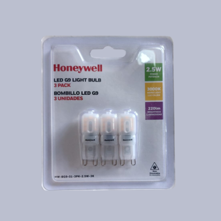 Foco LED G9 Luz Cálida (paquete de 3)