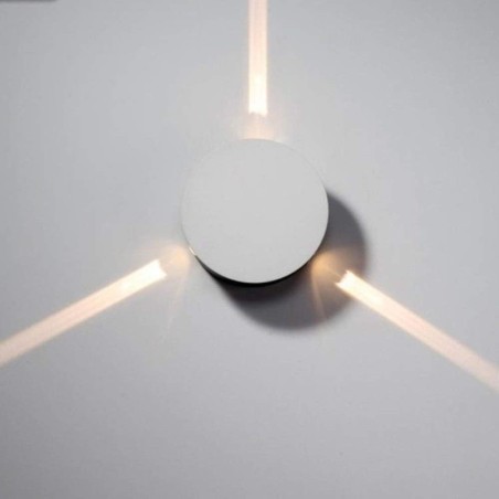 Lámpara de pared exterior circular