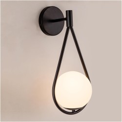 Lámpara de pared gota y esfera