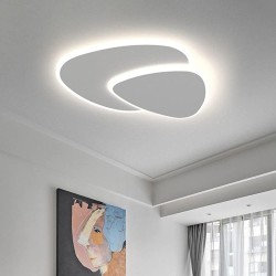 Lámpara de cielo elegante blanca