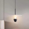 Lámpara colgante led estilo  nórdico (café, blanco o negro)