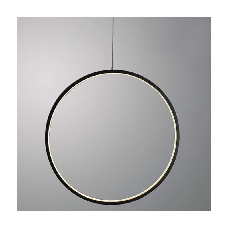 Lámpara colgante aro led (blanca o negra)