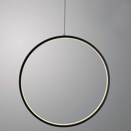 Lámpara colgante aro led (blanca o negra)