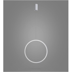 Lámpara colgante aro led (blanca o negra)