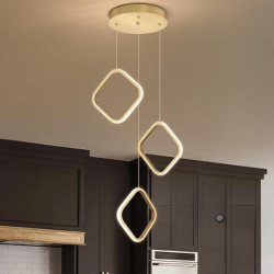 Lámpara colgante irregular luz LED