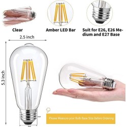 Foco tipo Vintage luz Cálida 7W