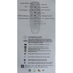 Lámpara colgante led 3 líneas horizontales (café)