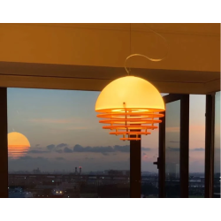 Lámpara colgante atardecer