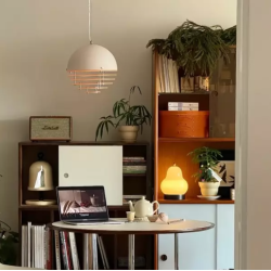 Lámpara colgante atardecer