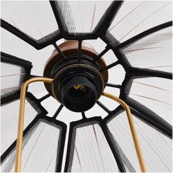 Lámpara colgante de tela estilo oriental