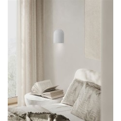 Lámpara de pared de resina color blanco o café