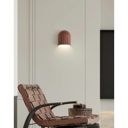 Lámpara de pared de resina color blanco o café