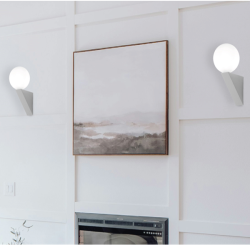 Lámpara de pared blanco o negro