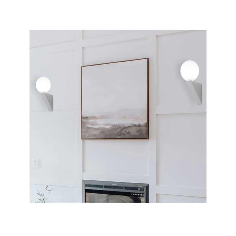 Lámpara de pared blanco o negro