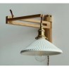Lámpara de pared brazo de madera