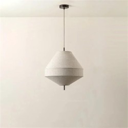 Lámpara colgante de tela estilo oriental