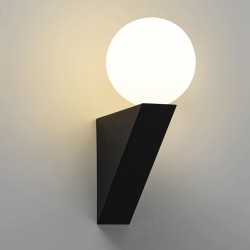 Lámpara de pared blanco o negro