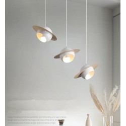 Lámpara colgante irregular plato