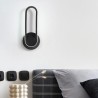 Lámpara de pared moderna negra o blanca