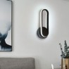 Lámpara de pared moderna negra o blanca