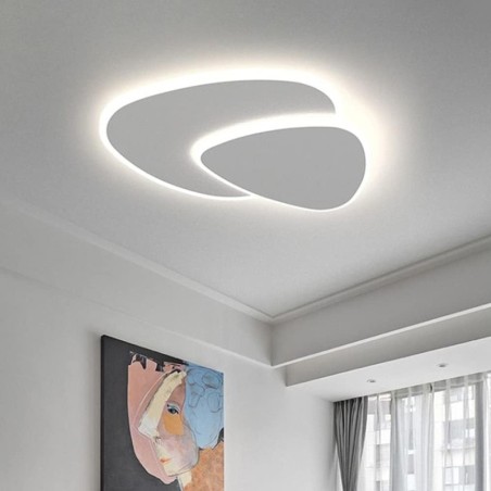 Lámpara de cielo elegante blanca