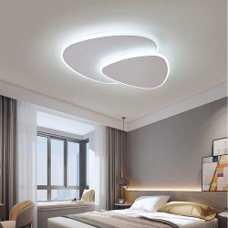 Lámpara de cielo elegante blanca