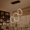 Lámpara colgante aros LED