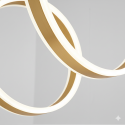 Lámpara colgante aros LED