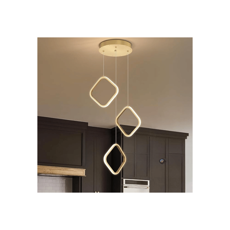 Lámpara colgante irregular luz LED