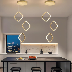 Lámpara colgante irregular luz LED