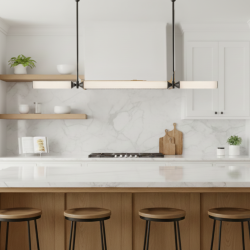 Lámpara lineal cilindro horizontal negra o dorada