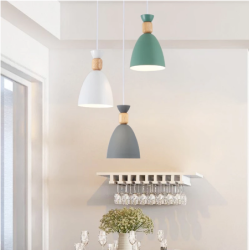 Lámpara de cielo 3 luces Estilo Nórdico