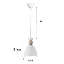 Lámpara de cielo 3 luces Estilo Nórdico