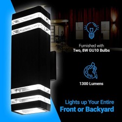 Lámpara de pared exterior (1 unidad)