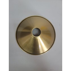 Lámpara colgante tipo copa dorada