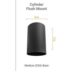 Lámpara de cielo tipo cilindro