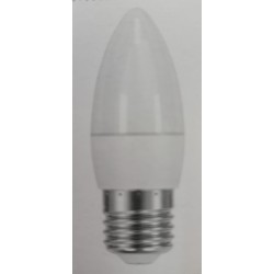 Foco e26 tipo vela luz cálida