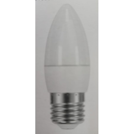 Foco e26 tipo vela luz cálida