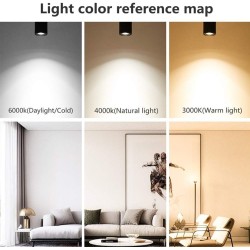 Lámpara de cielo tipo spot ajustable