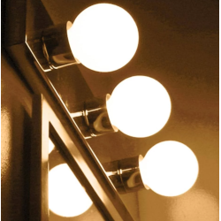 Foco G25 luz cálida vidrio blanco