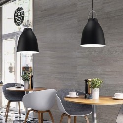 Lámpara colgante tipo vaso grande